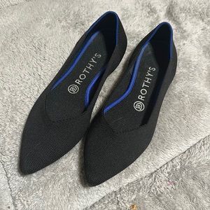 Rothy’s The Point Flats Black